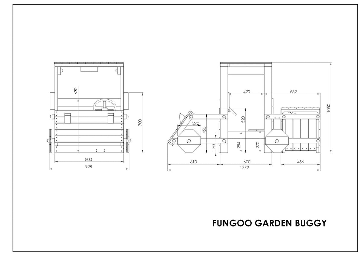 Garten Buggy teak - Kletterling – einfach Kind sein