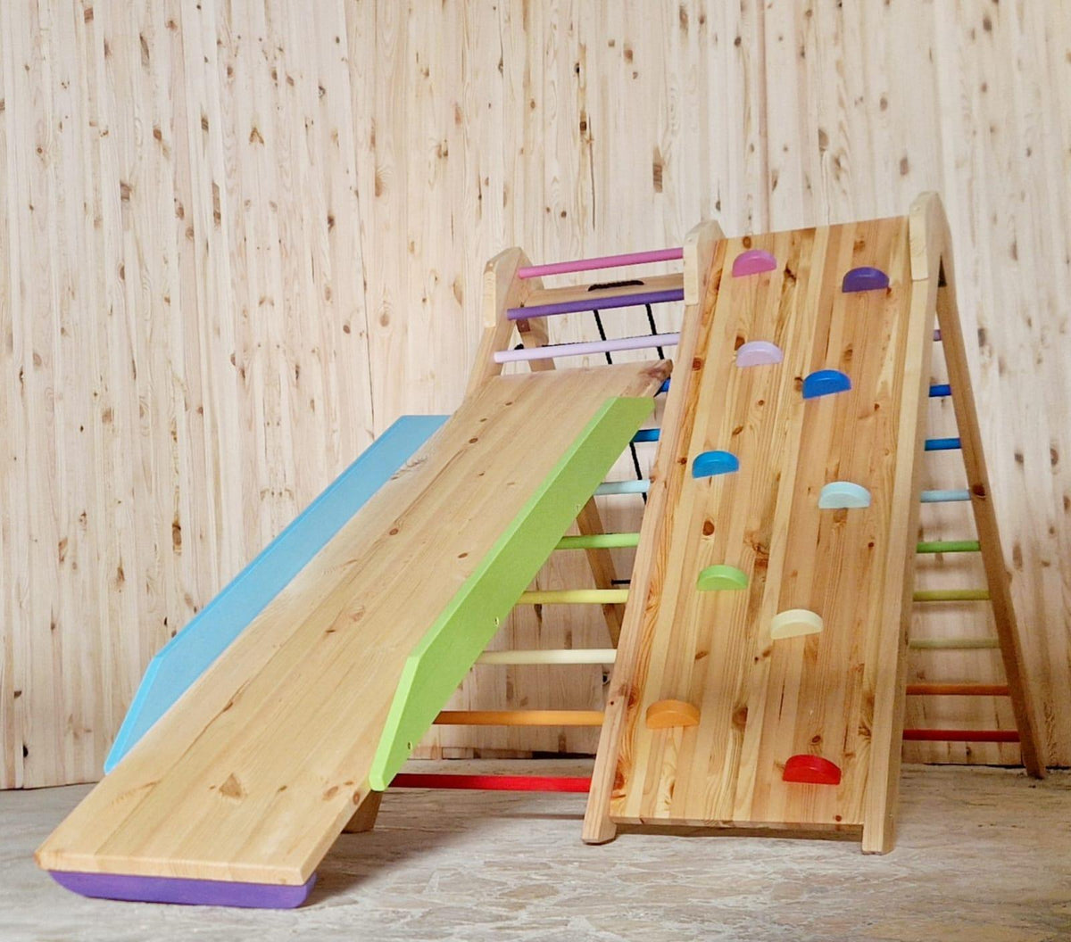Abenteuer - Kletterwelt XL mit 4 Kletterpfaden für drinnen & draußen - Kletterling – einfach Kind sein