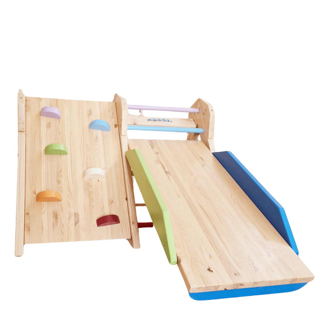 Kletterdreieck ROOT MINI | Indoor & Outdoor | faltbar | 60 cm | Farbe nach Wunsch | klappbar - Kletterling – einfach Kind sein