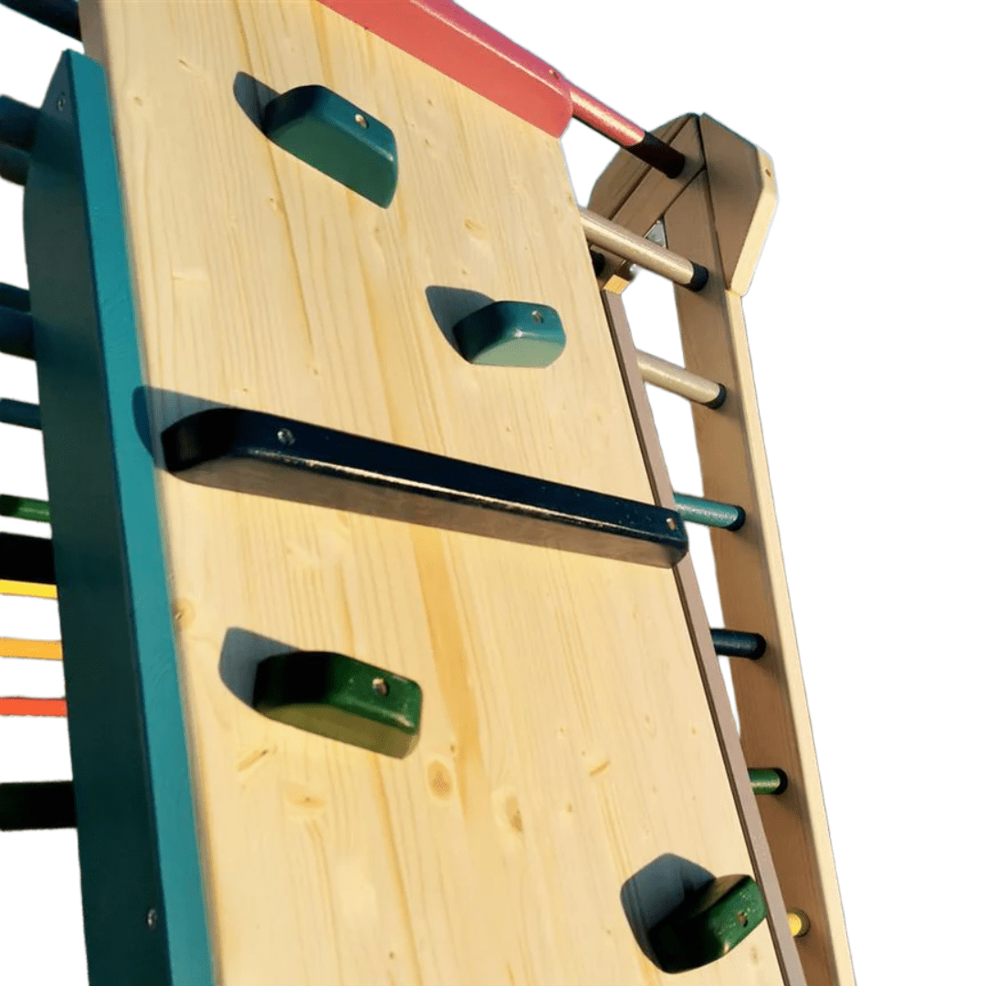 Kletterdreieck ROOT 2 + Rutsche | IN & OUTDOOR | 100 cm | Wunschfarbe möglich - Kletterling – einfach Kind sein