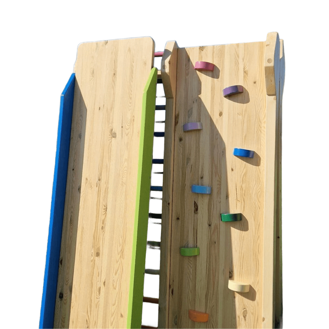 Kletterdreieck ROOT TALL + Rutsche | IN & OUTDOOR | 120 cm | klappbar - Kletterling – einfach Kind sein