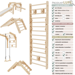 wandelbare Sprossenwand LOOPO MONKEY  7in1 | 200 kg belastbar | 2–99 Jahre | 7 Aufbauvarianten | modulares System - Kletterling – einfach Kind sein
