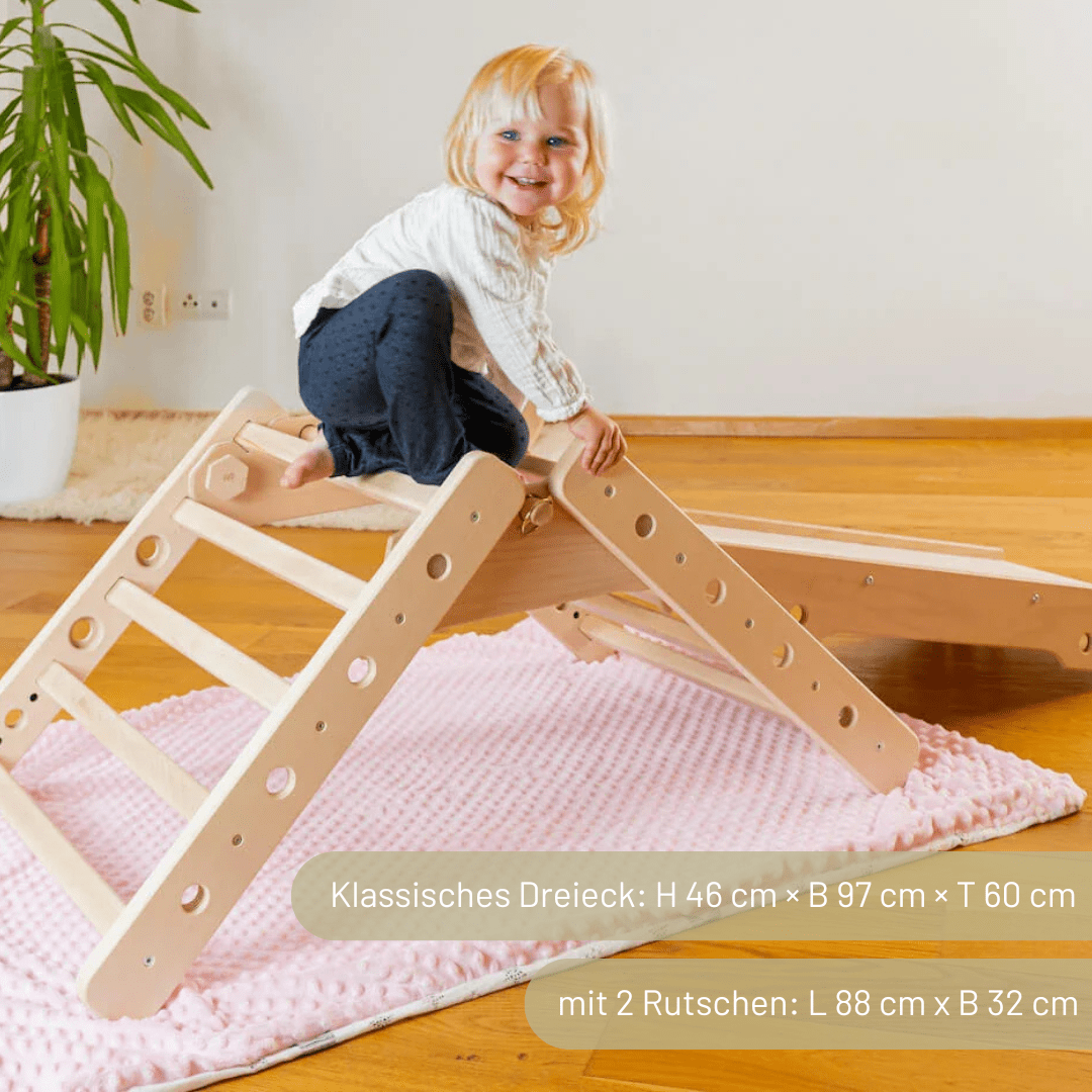 wandelbare Sprossenwand LOOPO MONKEY  7in1 | 200 kg belastbar | 2–99 Jahre | 7 Aufbauvarianten | modulares System - Kletterling – einfach Kind sein