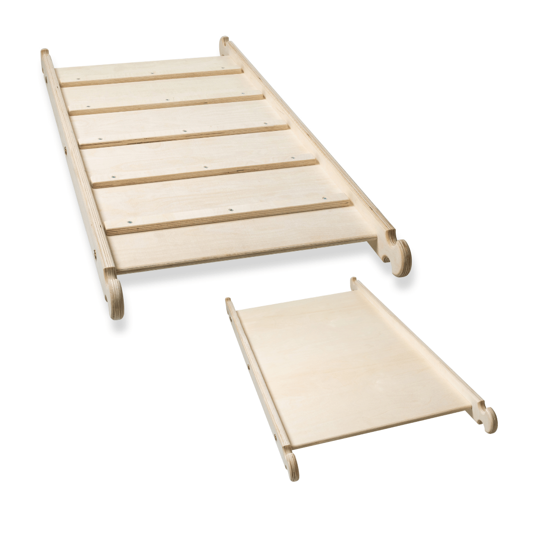 Rutsche UP Hühnerleiter 2 in 1 | 100cm | unbehandelt - Kletterling – einfach Kind sein