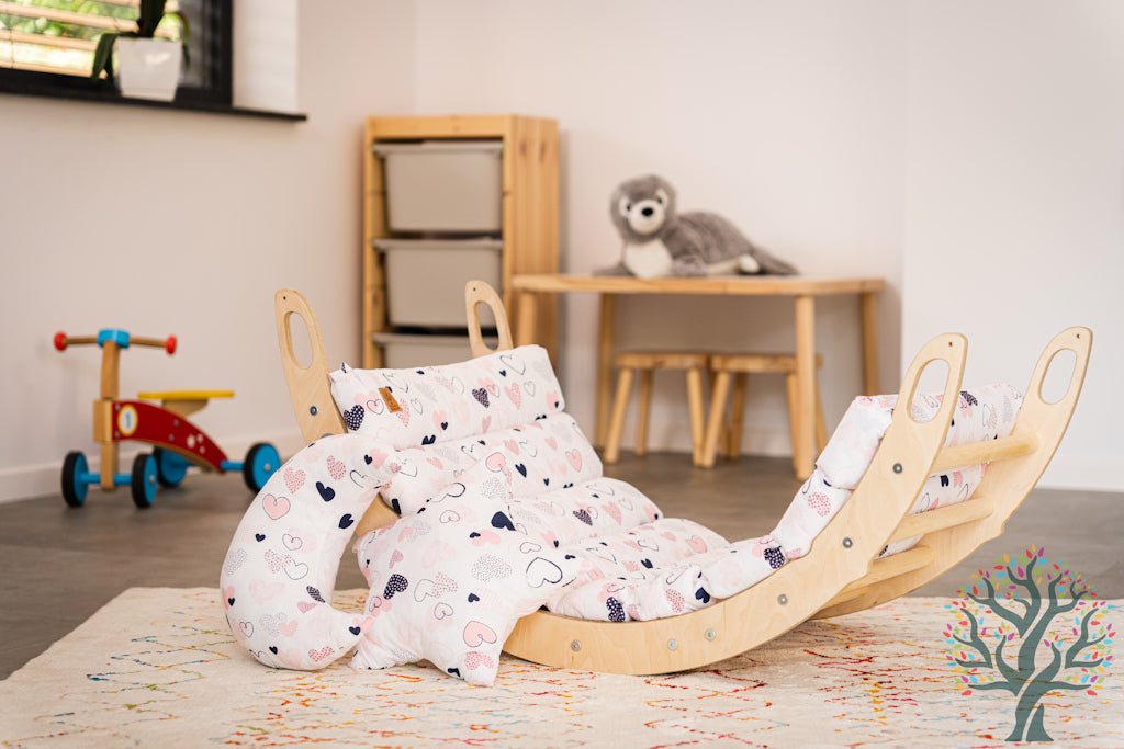 Faltbares Kletterdreieck - Set INSPIRATION | für Kitas zertifiziert | optional mit Kissen - Kletterling – einfach Kind sein