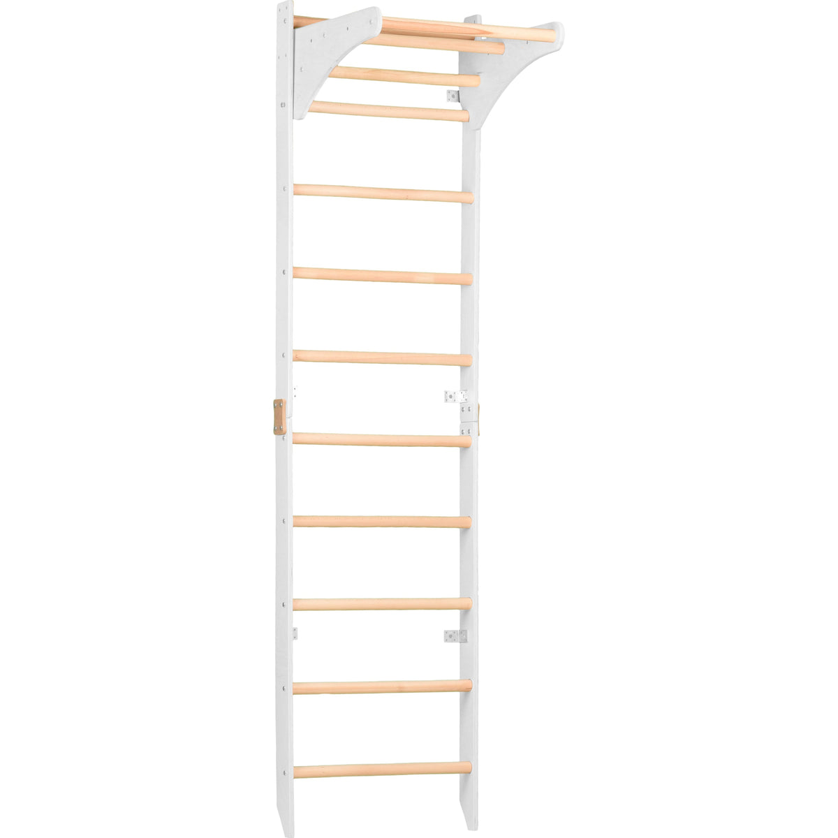 Sprossenwand mit höhenverstellbarem Reck – Kompaktes Indoor-Fitnessgerät für die ganze Familie – Ansicht 1