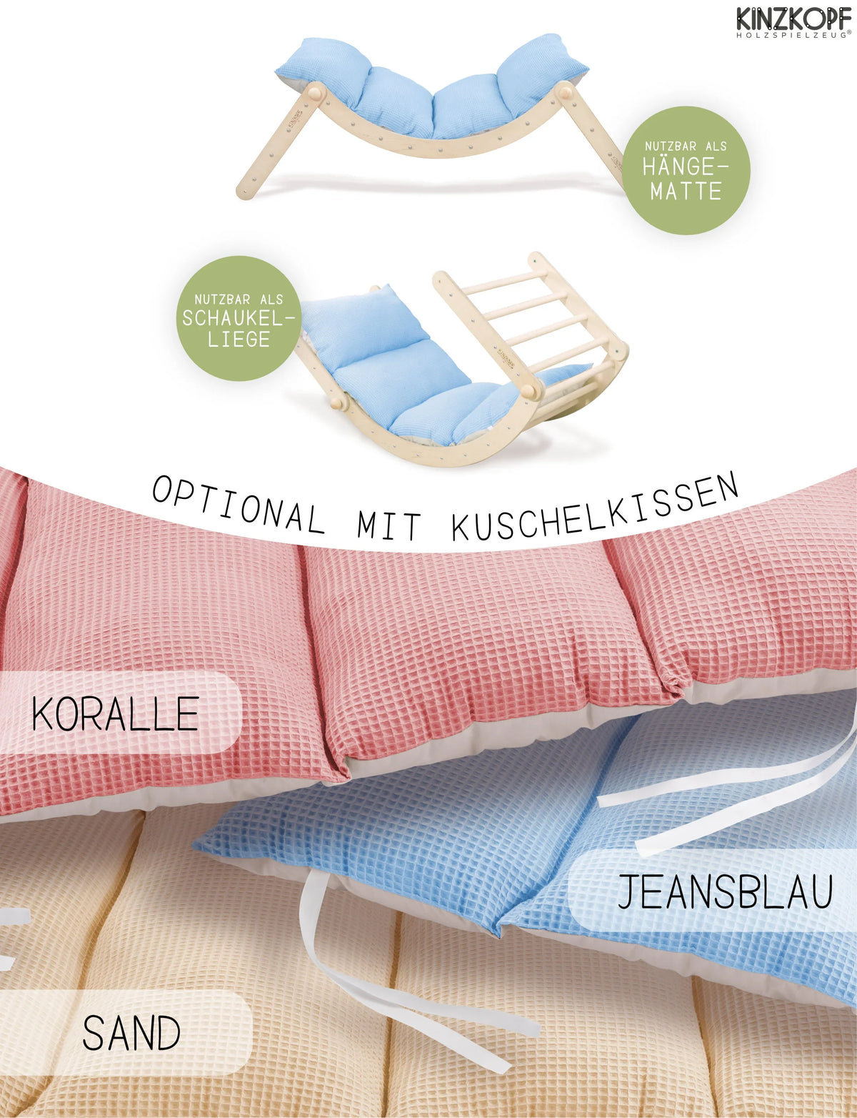 Klettergerüst ZAUBERBERG KLEIN | 2 Module | Sprossenstieg + Bogen | 51 cm | Zubehör erhältlich | erweiterbar - Kletterling – einfach Kind sein