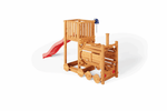 Spielturm Loco – Der kreative Spielzug für deinen Garten - Kletterling – einfach Kind sein