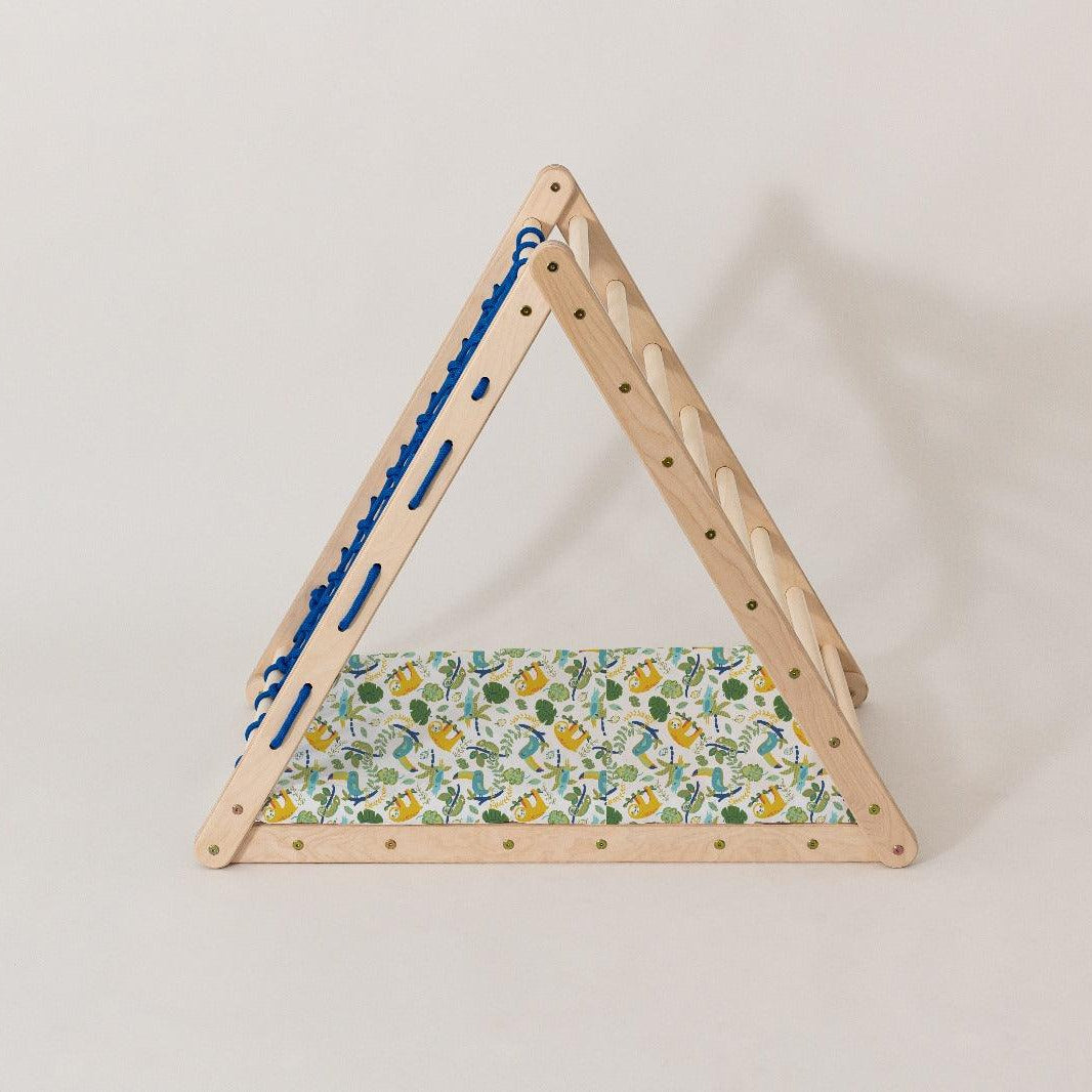 Faultier - Kissen / Bodenkissen für Kletterdreiecke, Bögen und Wippe mit Polyesterfüllung (mit waschbarem Baumwollbezug) - Kletterling – einfach Kind sein
