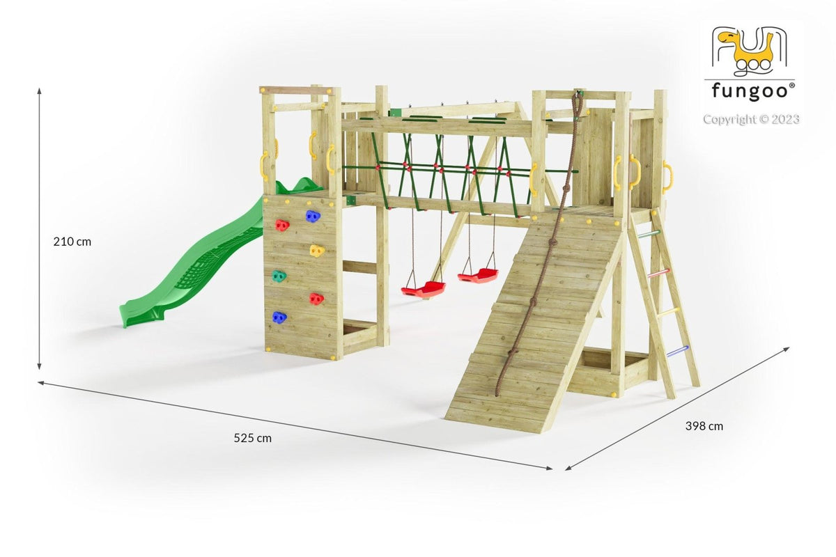 Spielturm Maxi Funny Exposure - Kletterling – einfach Kind sein