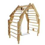 Sprossenwand EMMA HAUS | 180 kg belastbar |  4 Module | 3 Aufbauvarianten | erweiterbar | modulares System - Kletterling – einfach Kind sein