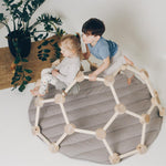 Kuschelige Spielmatte für das Klettergerüst Indoor – ein Paradies für kleine Entdecker - Kletterling – einfach Kind sein