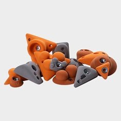 Kletterwand BK OUTDOOR aus 2 Teilen | 236 x 78 cm | inkl. 15 Griffen | 40 Loch - Kletterling – einfach Kind sein