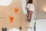 Kletterwand BK INDOOR aus 4 Teilen | 236 cm x 156 cm | inkl. 30 Griffen | 80 Loch - Kletterling – einfach Kind sein