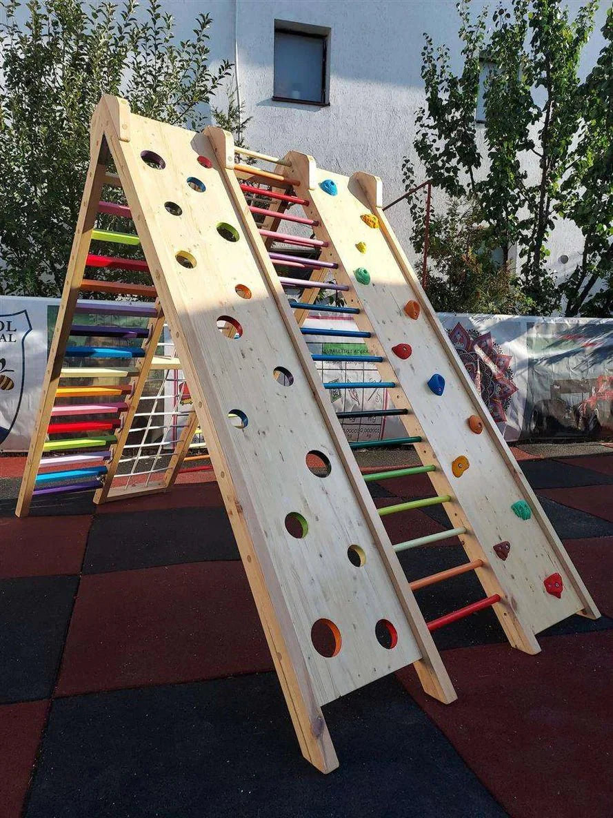 klappbares Klettergerüst ROOT MAXI | IN & OUTDOOR | 200 cm | verstaubar - Kletterling – einfach Kind sein