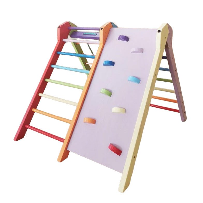 Klettergerüst für den Garten mit 4 verschiedenen Kletterwegen - Kletterling – einfach Kind sein