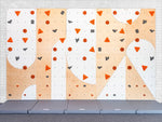 Kletterwand BK INDOOR aus 10 Teilen | 236 cm x 390 cm | inkl. 75 Griffen | 200 Loch - Kletterling – einfach Kind sein