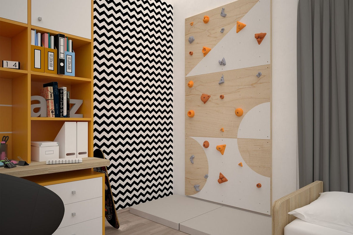 Kletterwand BK INDOOR aus 3 Teilen | 234 cm x 118 cm | inkl. 23 Griffen | 60 Loch - Kletterling – einfach Kind sein