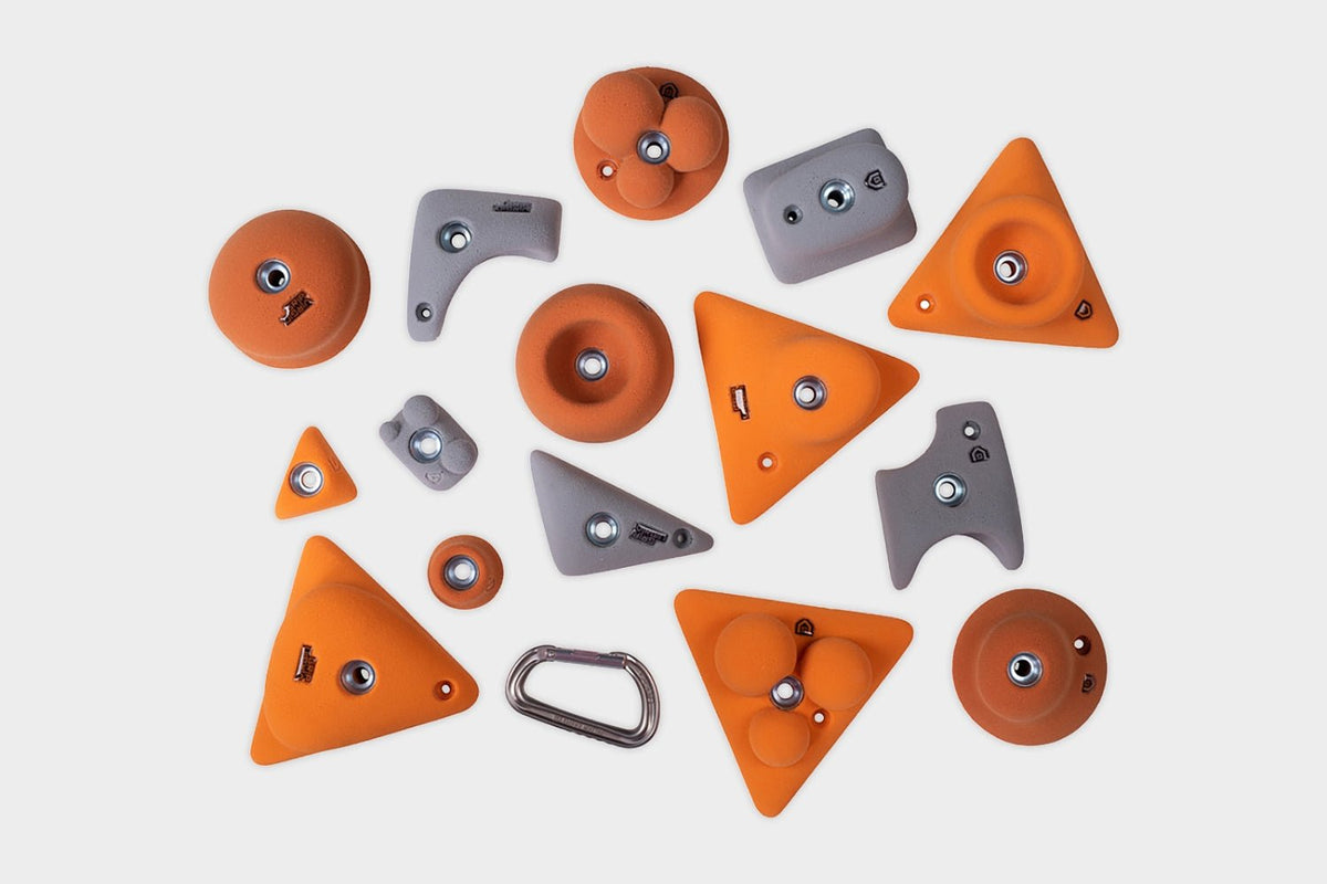 Klettergriffe BK IN & OUTDOOR | 15 Stück | Zubehör BK Kletterwände - Kletterling – einfach Kind sein