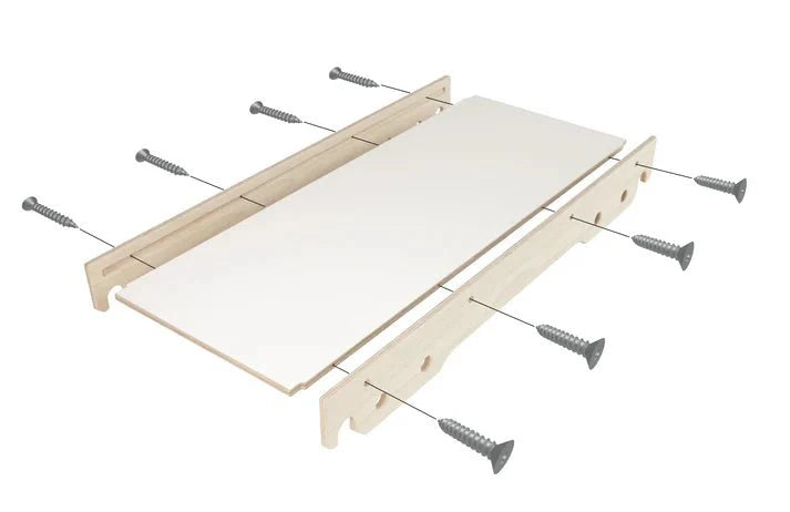 Rutsche EMMA | 4 kg | 880 mm Länge | erweiterbare Spiel - & Kletterfläche - Kletterling – einfach Kind sein