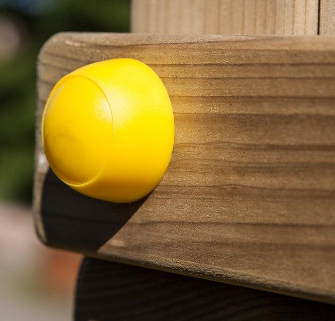 Spielturm TipTop mit Rutsche Leiter und Kletterwand, Klettergriffen, Bodenanker - Kletterling – einfach Kind sein