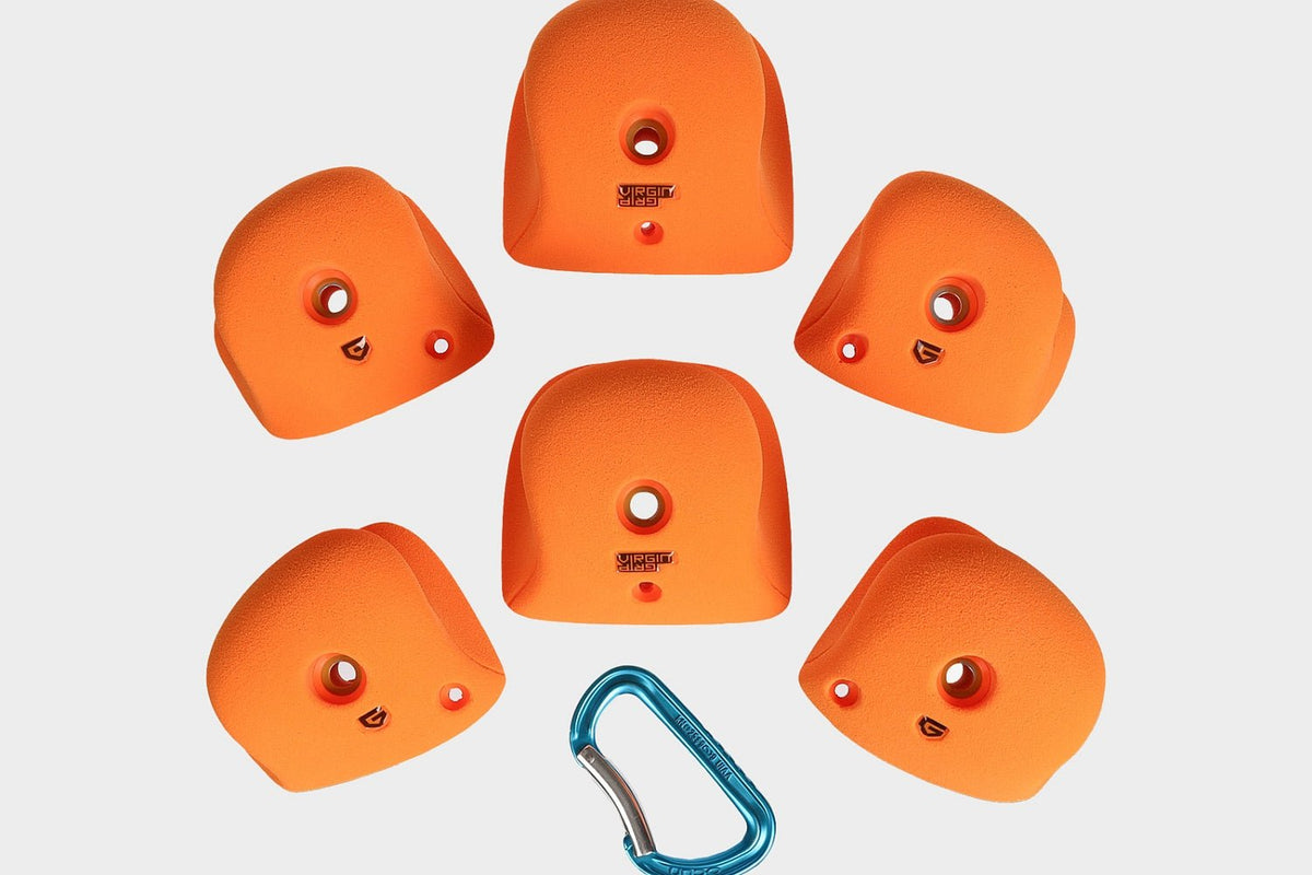 Klettergriffe „Kletterfrösche“ BK INDOOR | 6 Stück | Zubehör für BK Kletterwände - Kletterling – einfach Kind sein
