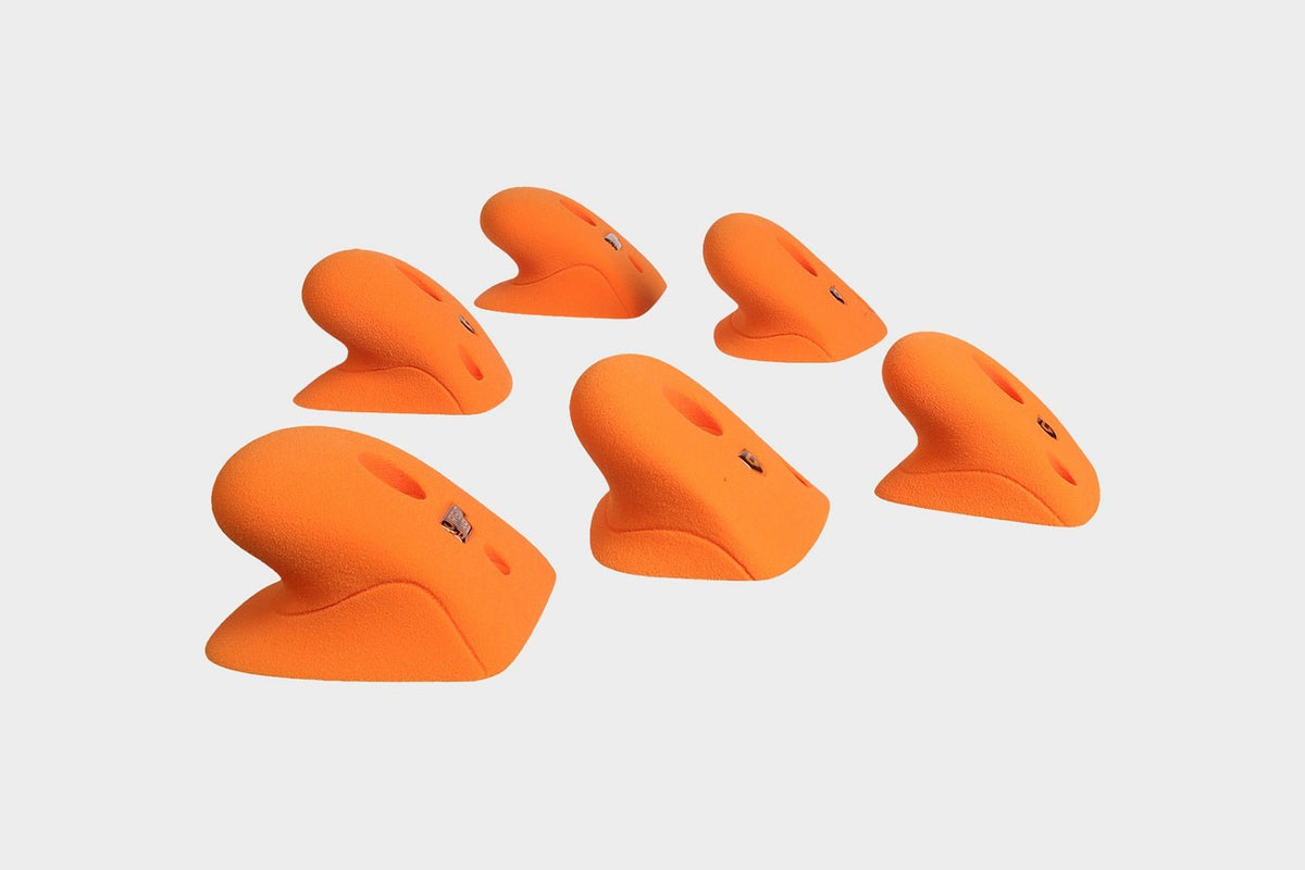 Klettergriffe „Kletterfrösche“ BK INDOOR | 6 Stück | Zubehör für BK Kletterwände - Kletterling – einfach Kind sein