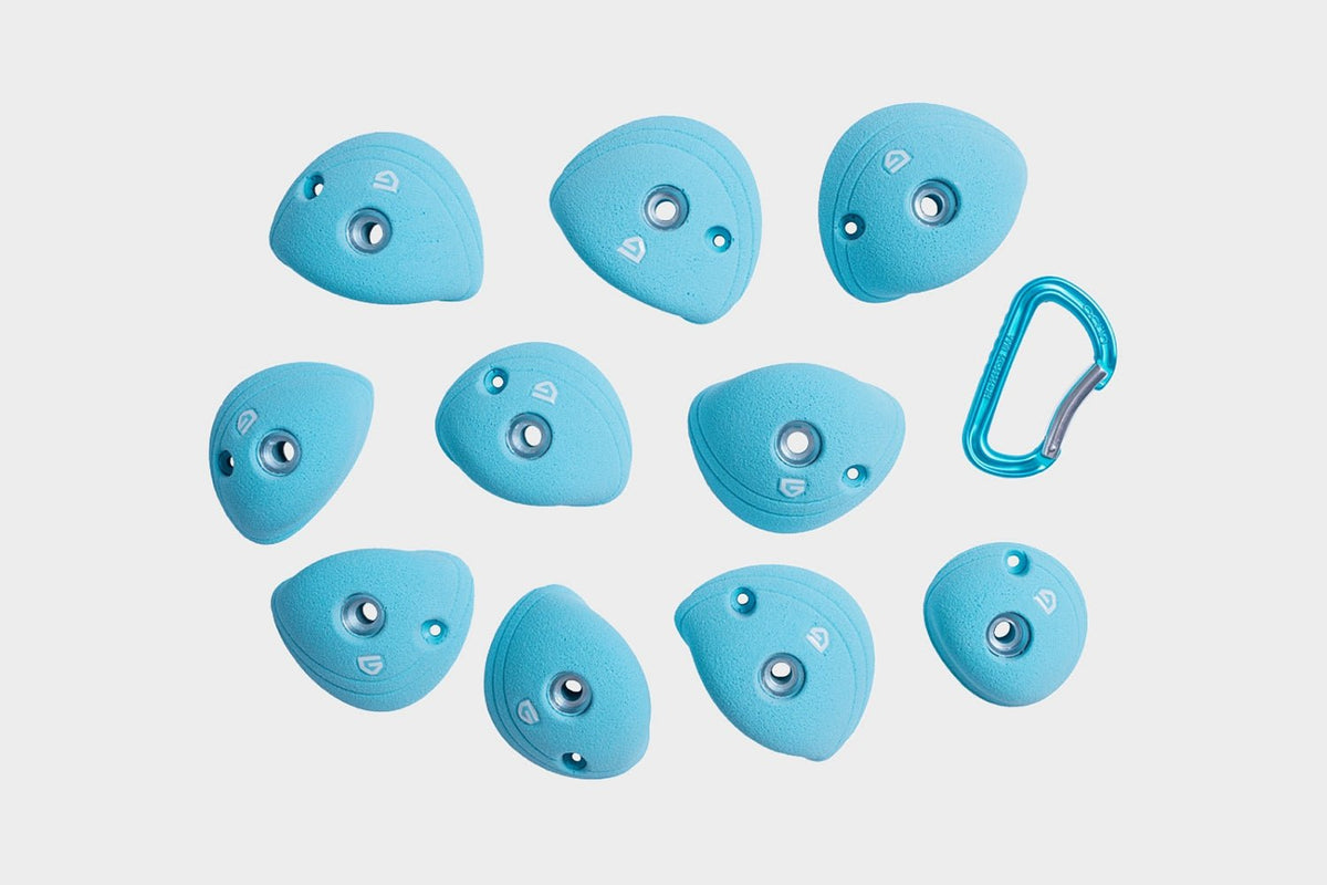 Klettergriffe „Tautropfen“ BK INDOOR | 10 Stück | Zubehör für BK Kletterwände - Kletterling – einfach Kind sein
